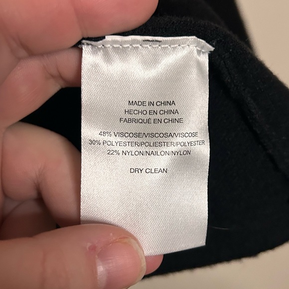 Jones New York Black Decorative Button Open Front Cardigan Size Women's XL - Picture 4 of 7